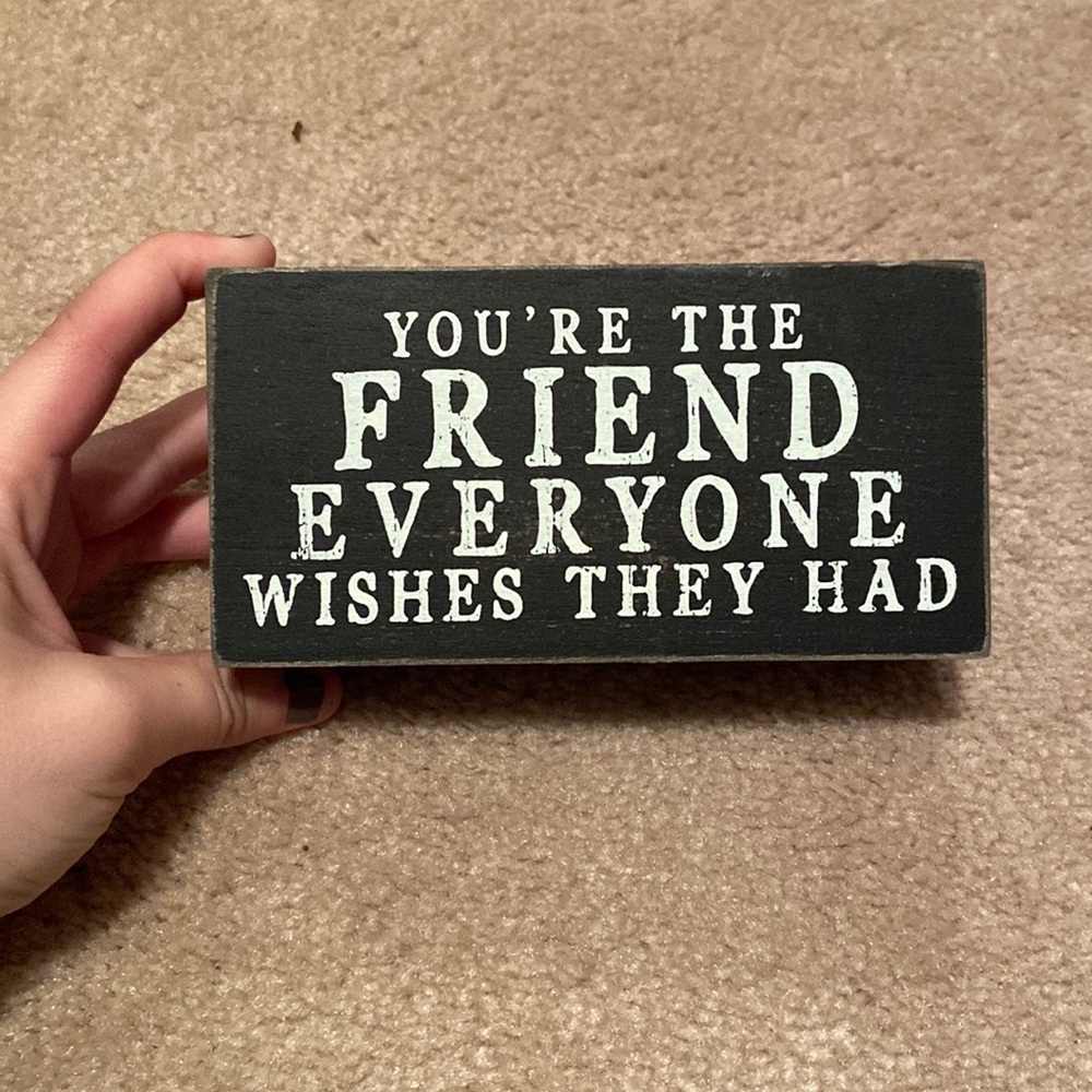 Wooden box decor